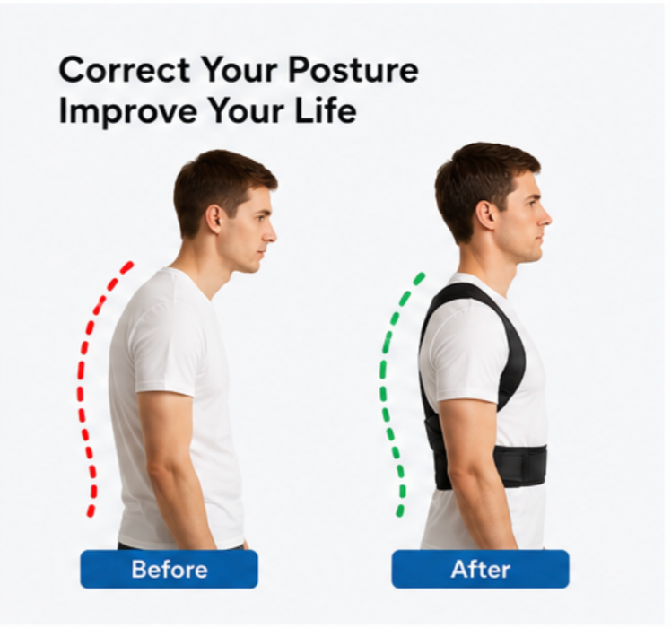 Back Brace Posture Corrector for Women & Men