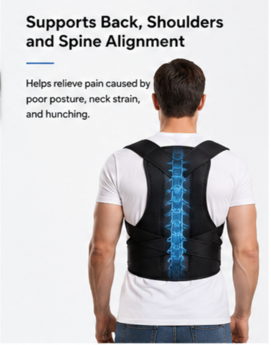 Back Brace Posture Corrector for Women & Men