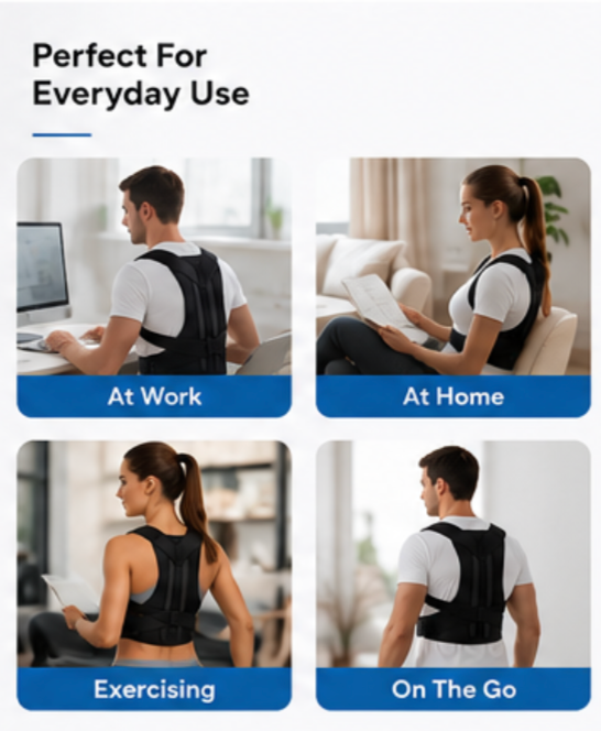Back Brace Posture Corrector for Women & Men